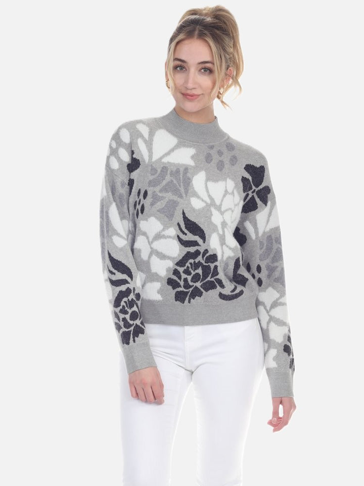 Maxine Floral Knit Sweater