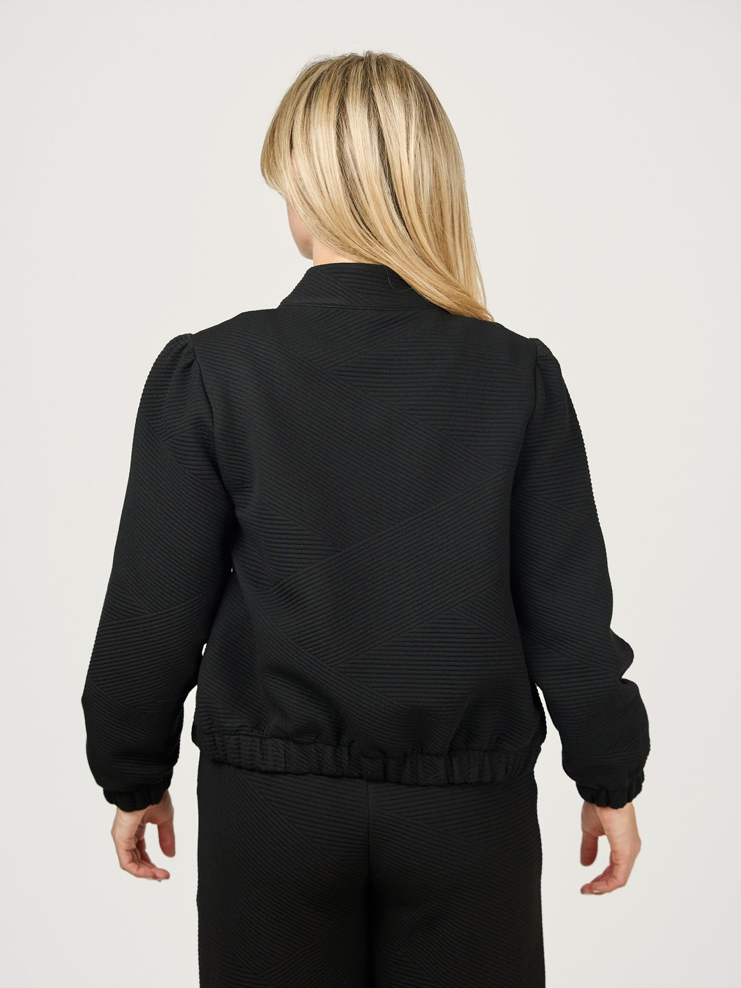 Maxine Puffed Sleeve Ottoman Jacket