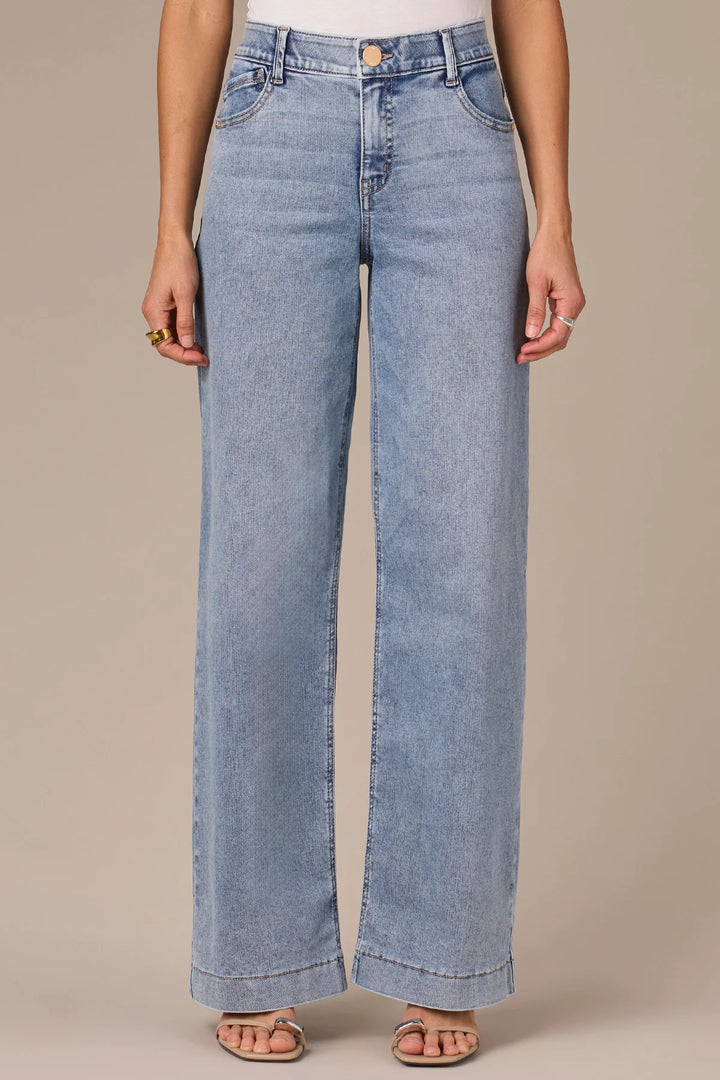 Medium Blue Sam Wide Leg Jean