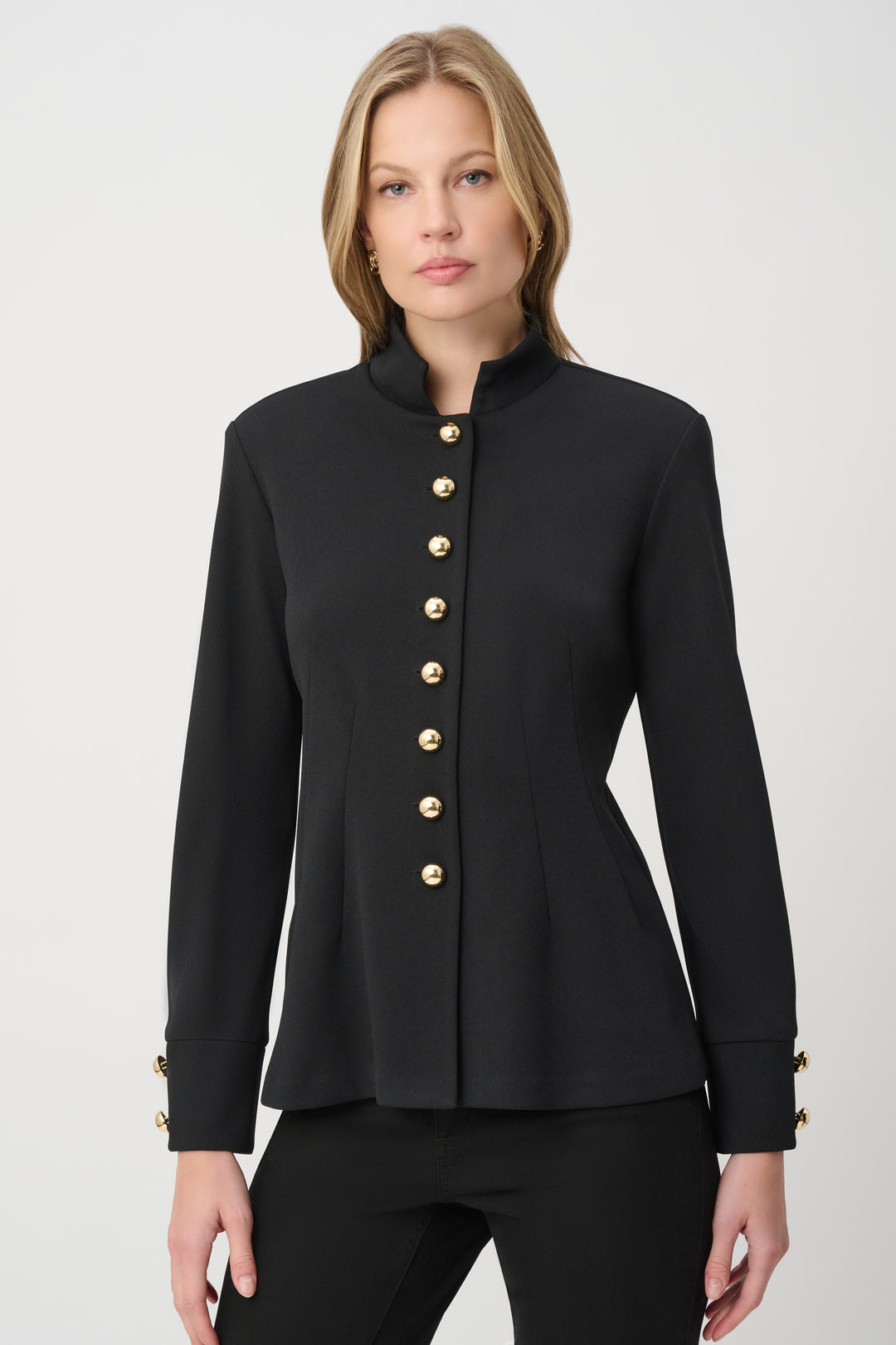 Military Collar Fitted Jacket