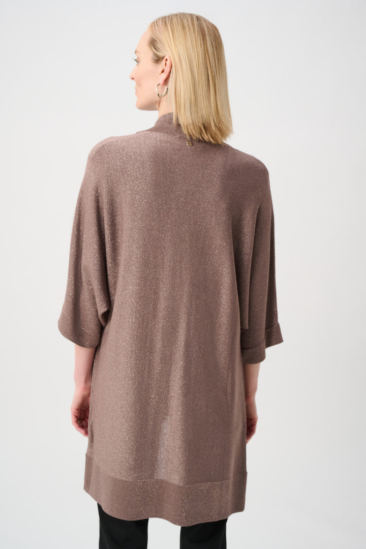 Mink Studded Sweater Knit Jacket