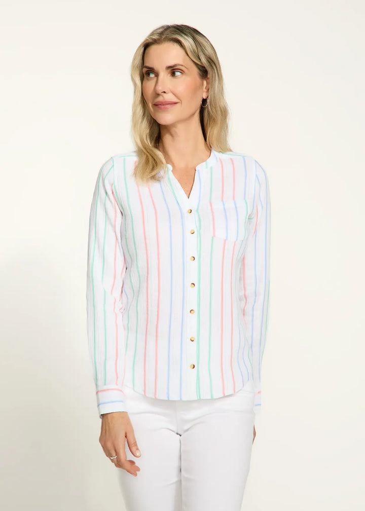 Monte Carlo Stripe Long Sleeve Shirt