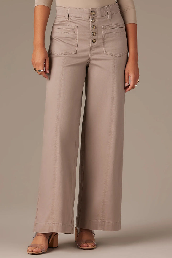 Moonrock Skyrise Button Fly Wide Leg Pant