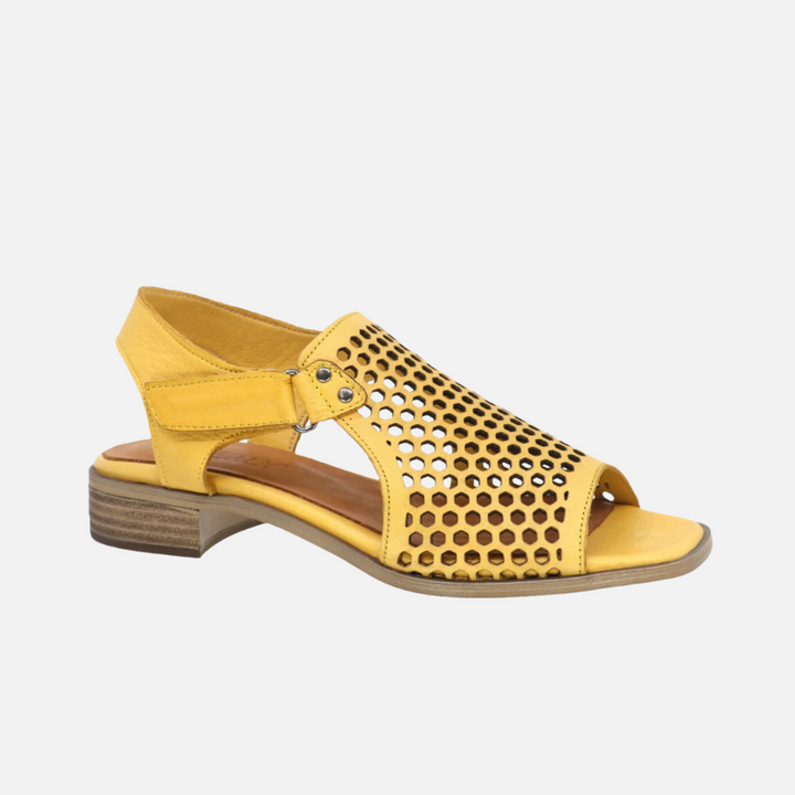 Mustard Leather Tessa Shoe