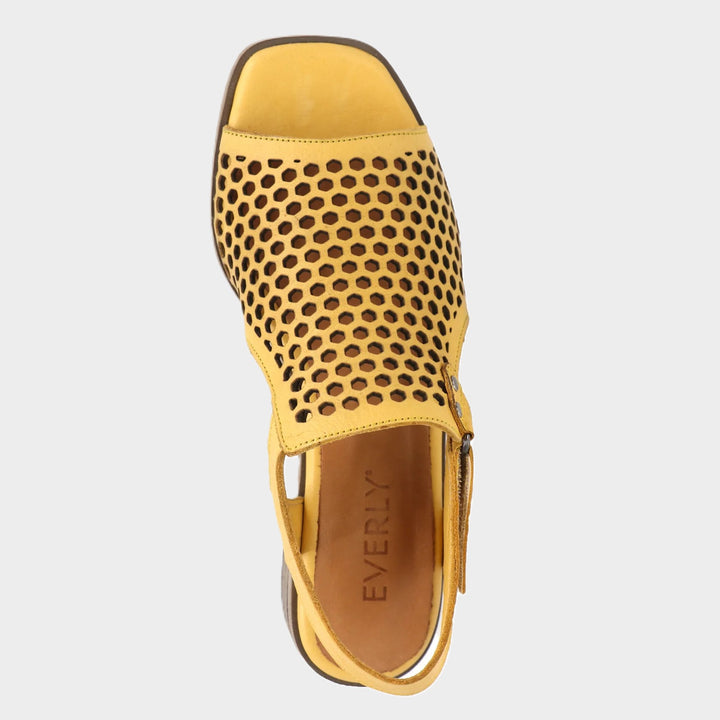 Mustard Leather Tessa Shoe