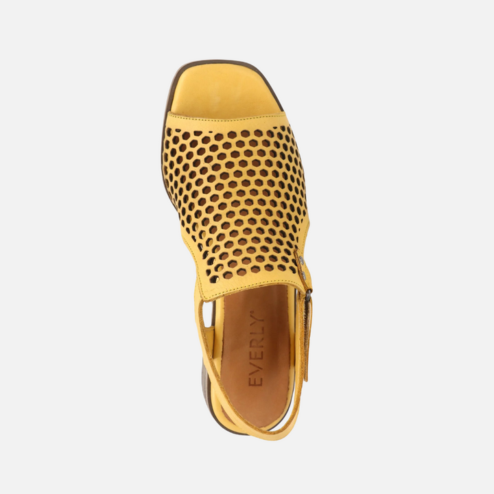 Mustard Leather Tessa Shoe