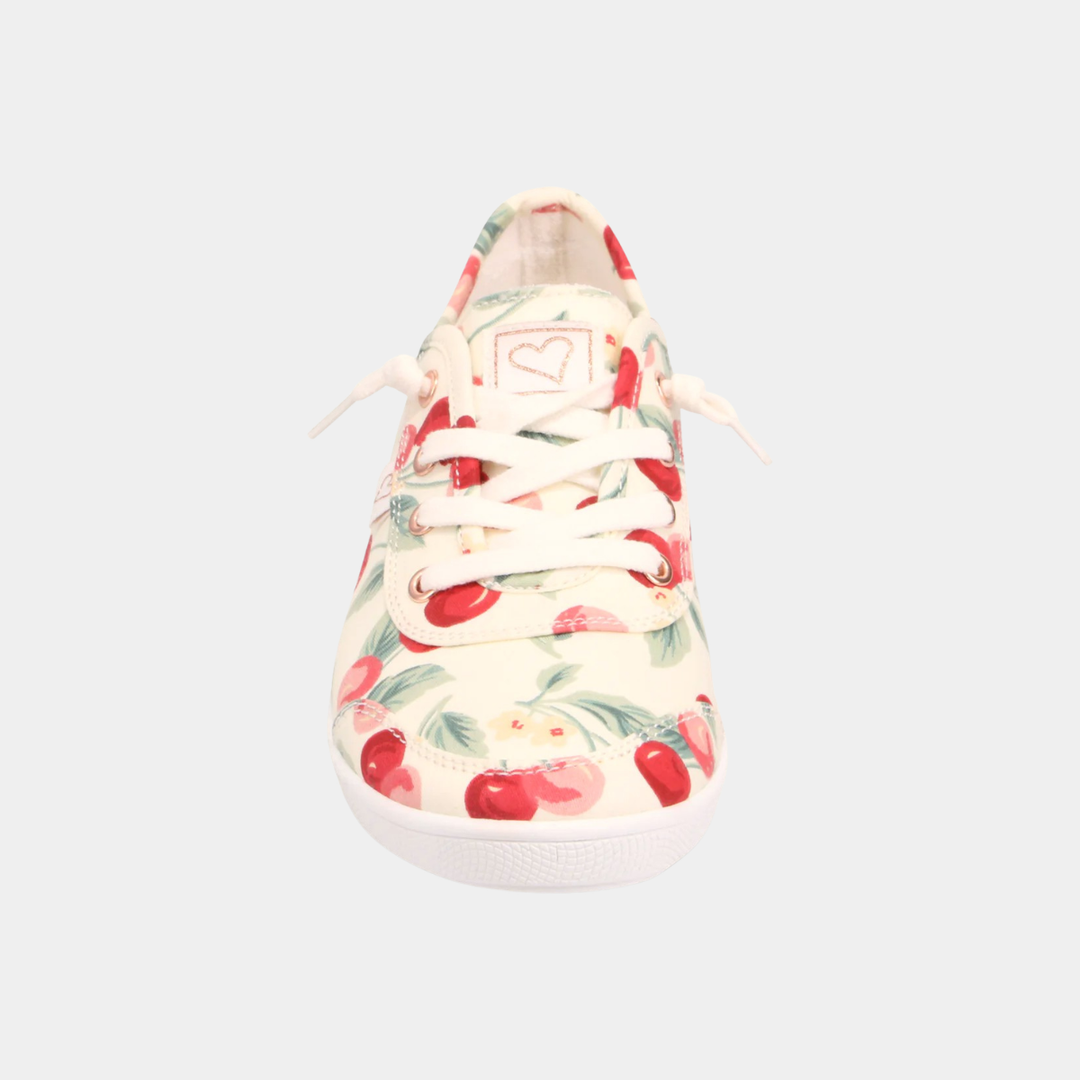 Mynka Cherry Print Sneakers