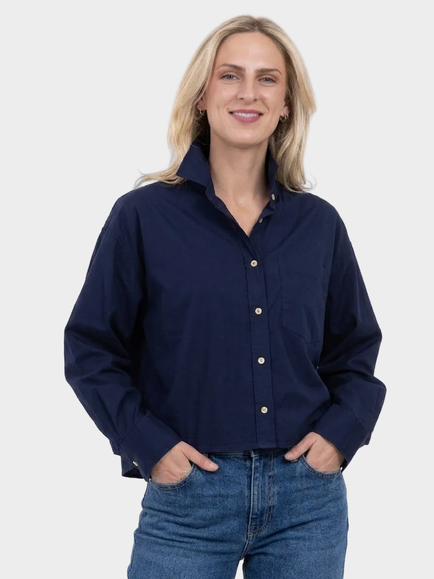 Navy Everyday Boxy Shirt