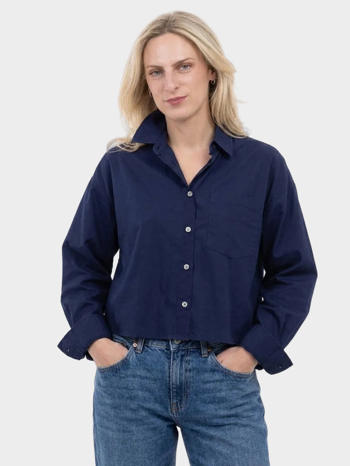 Navy Everyday Boxy Shirt