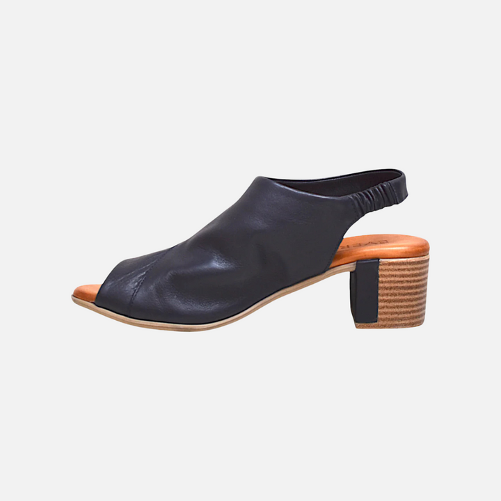 Navy Phoenix Leather Sandal