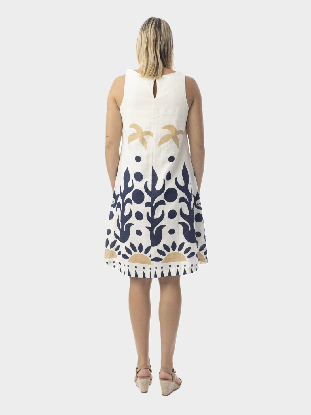 Nazca A-Line Sleeveless Dress