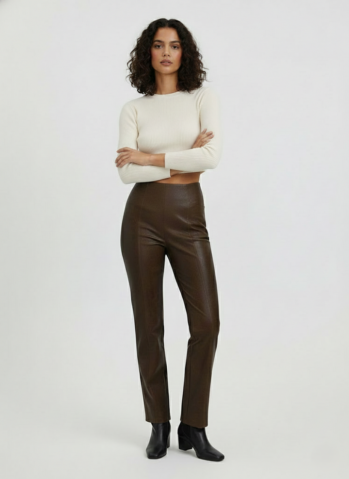 New Yellowstone Vegan Leather Pant