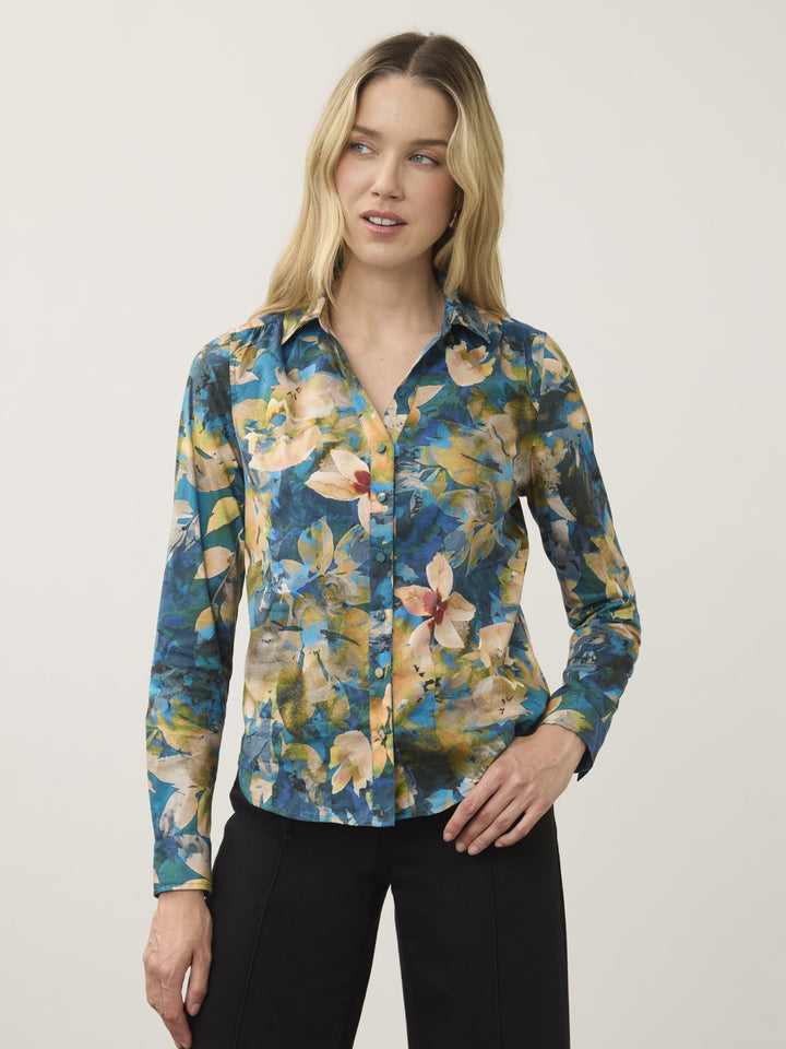 Nocturn Artist Print Poplin Shirt