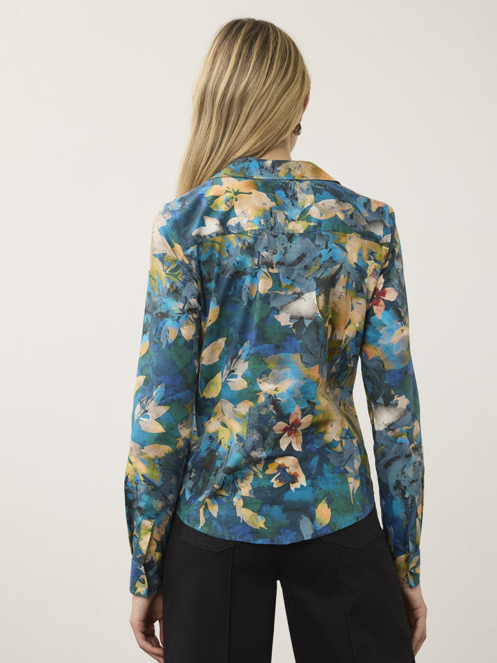 Nocturn Artist Print Poplin Shirt