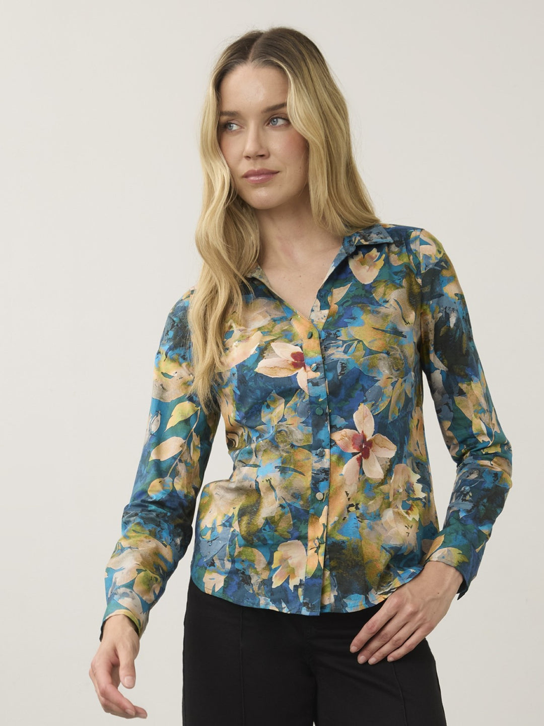 Nocturn Artist Print Poplin Shirt