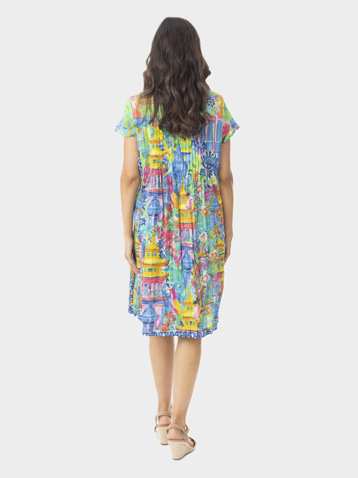 Okayama Pintuck Easy Fit Dress