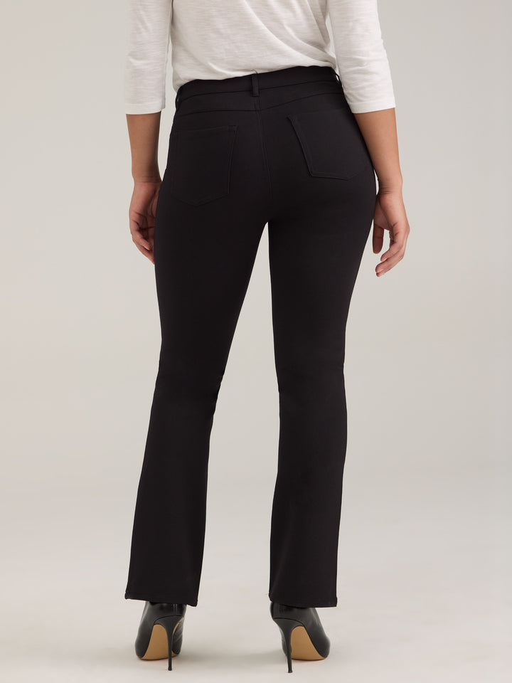 Olivia Black Boot Leg Ponte Pant