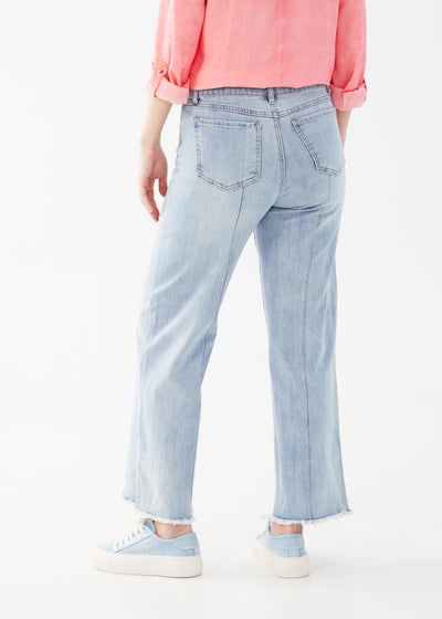 Olivia Pintuck Wide Ankle Jean