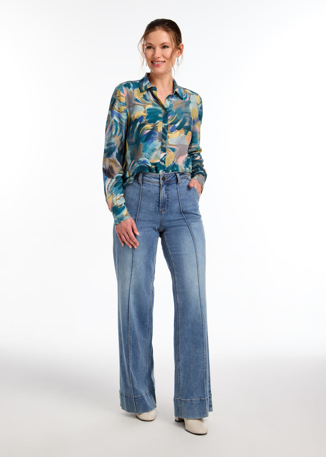 Olivia Wide Leg Trouser Jean