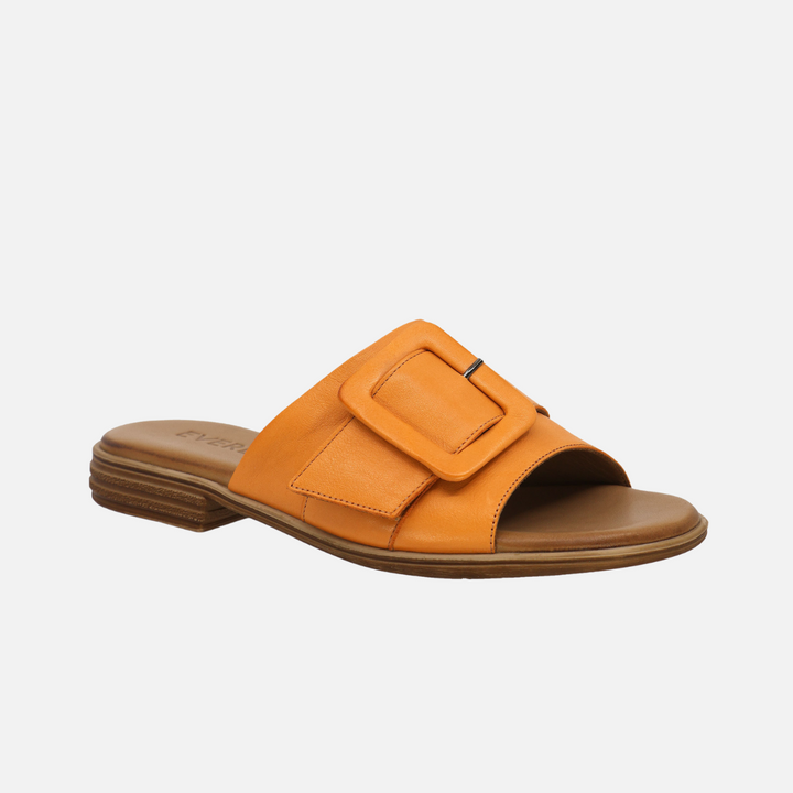 Orange Lauren Leather Shoe