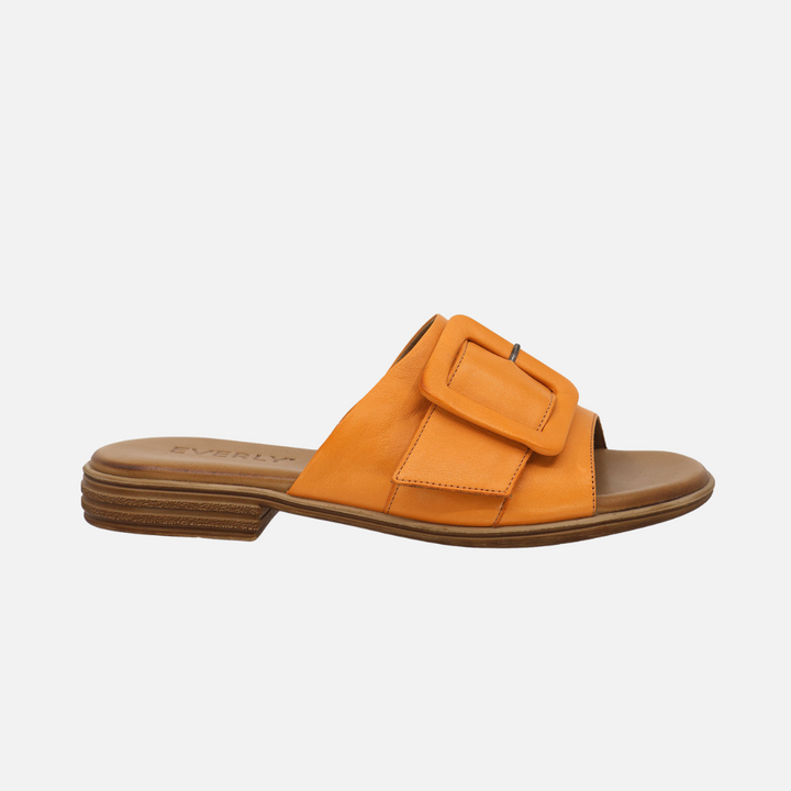Orange Lauren Leather Shoe