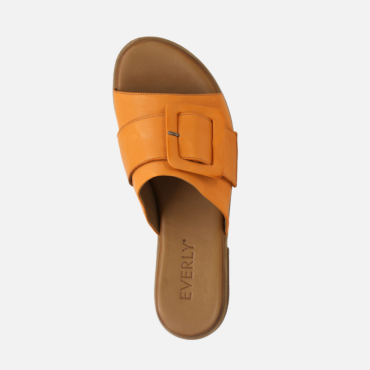 Orange Lauren Leather Shoe