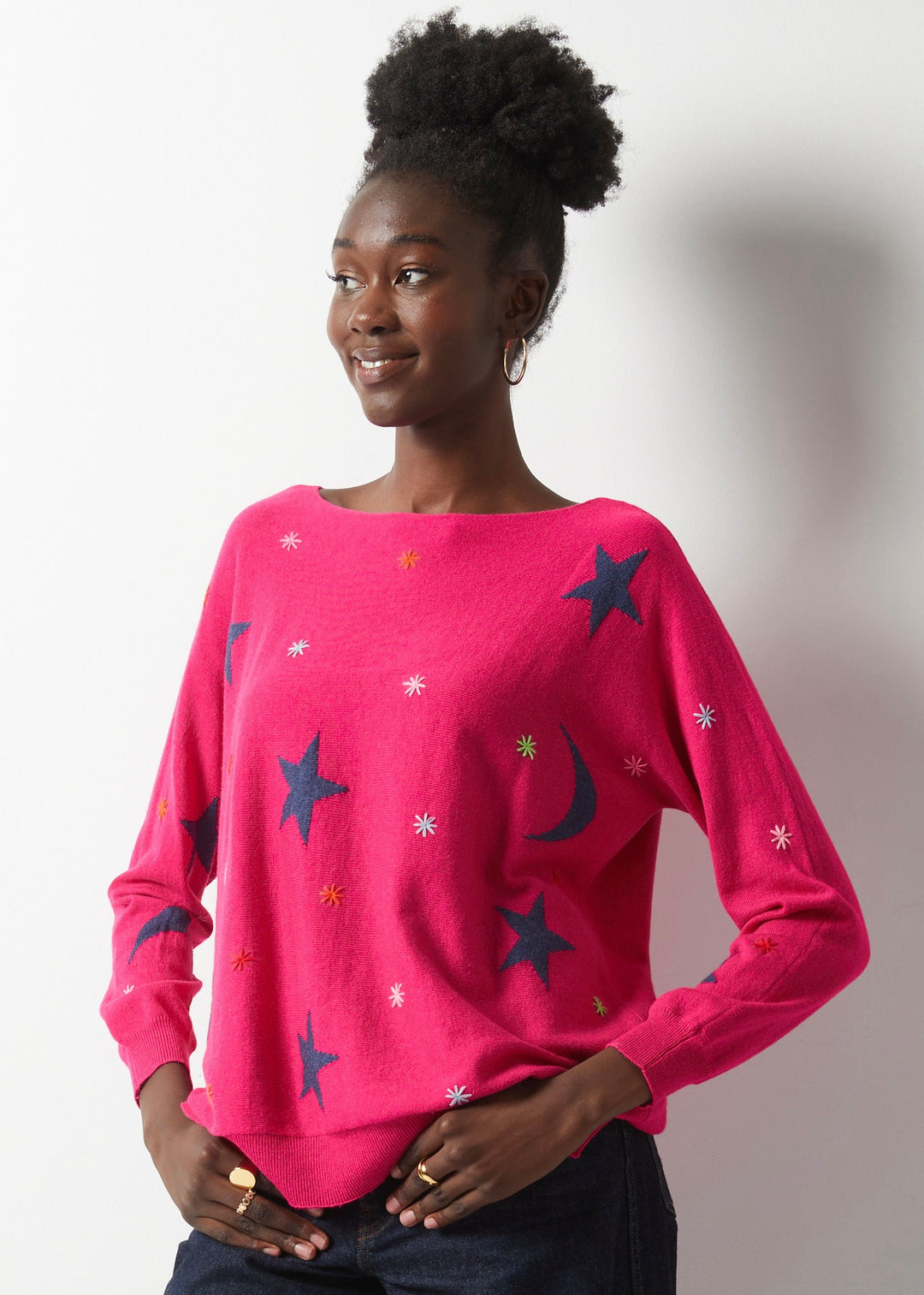 Orchid Starry Night Sweater