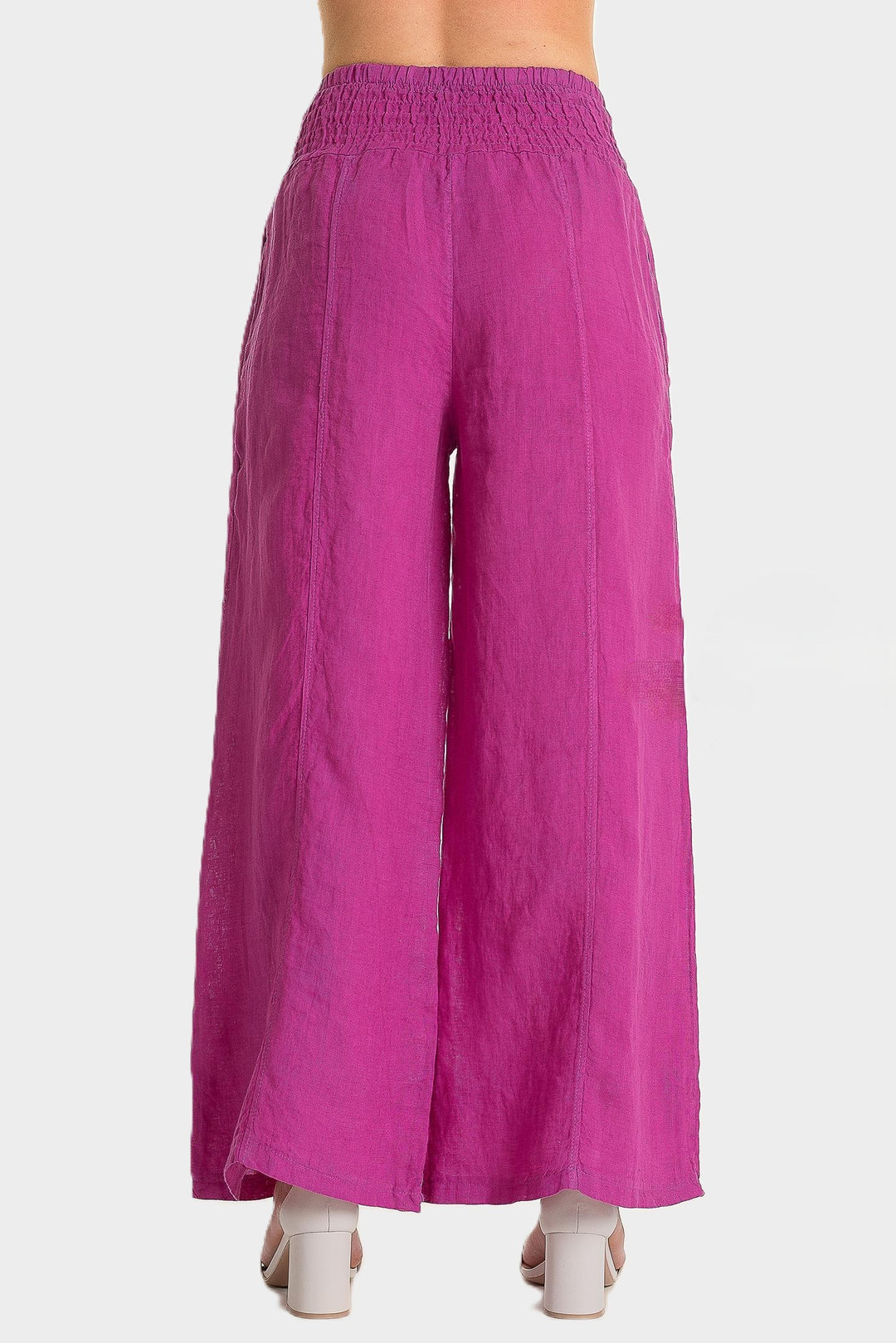 Orchidea Wide Leg Linen Pant