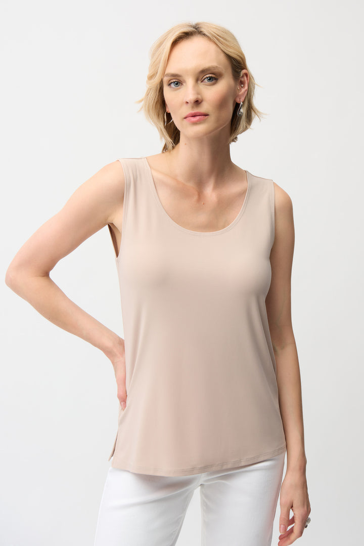 Parchment Silky Knit Scoop Neck Camisole