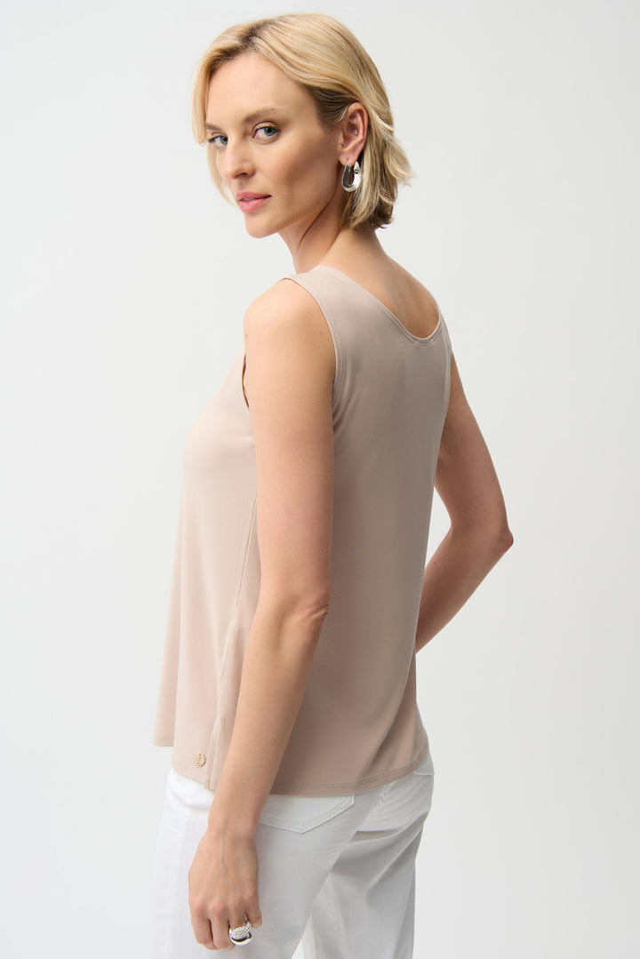 Parchment Silky Knit Scoop Neck Camisole