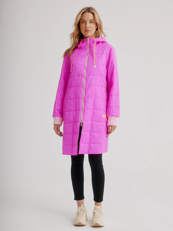 Passion Pink Lightweight Quilted Jacket