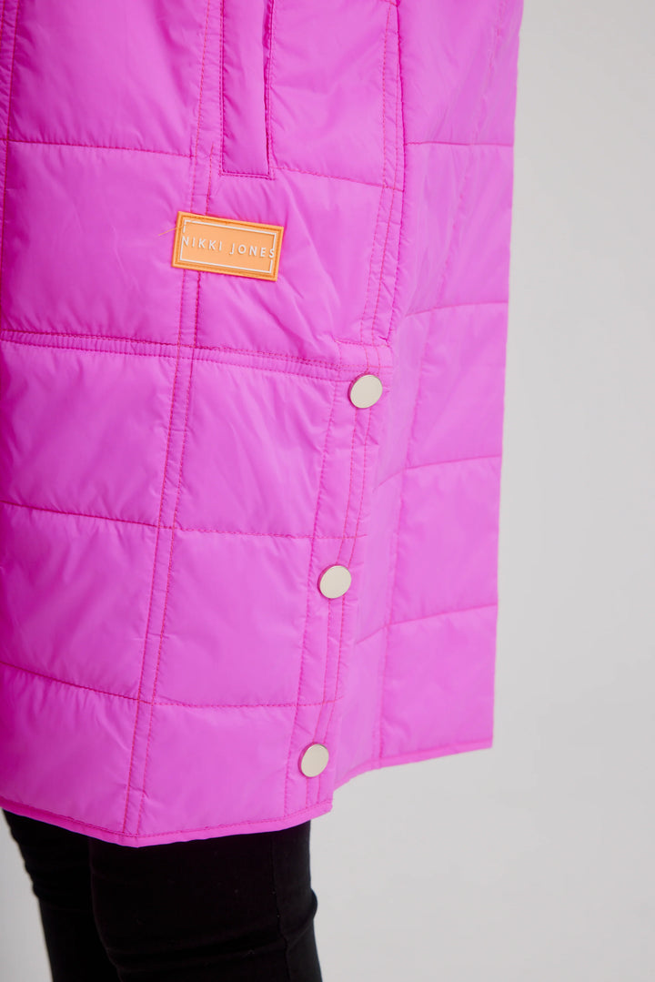 Passion Pink Lightweight Quilted Jacket