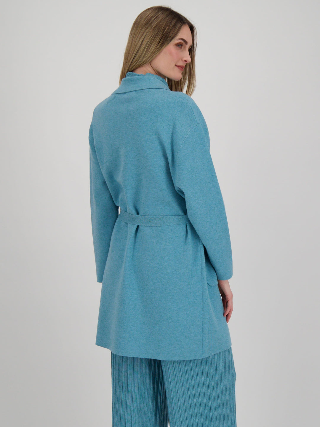 Peacock Three Button Sweatercoat