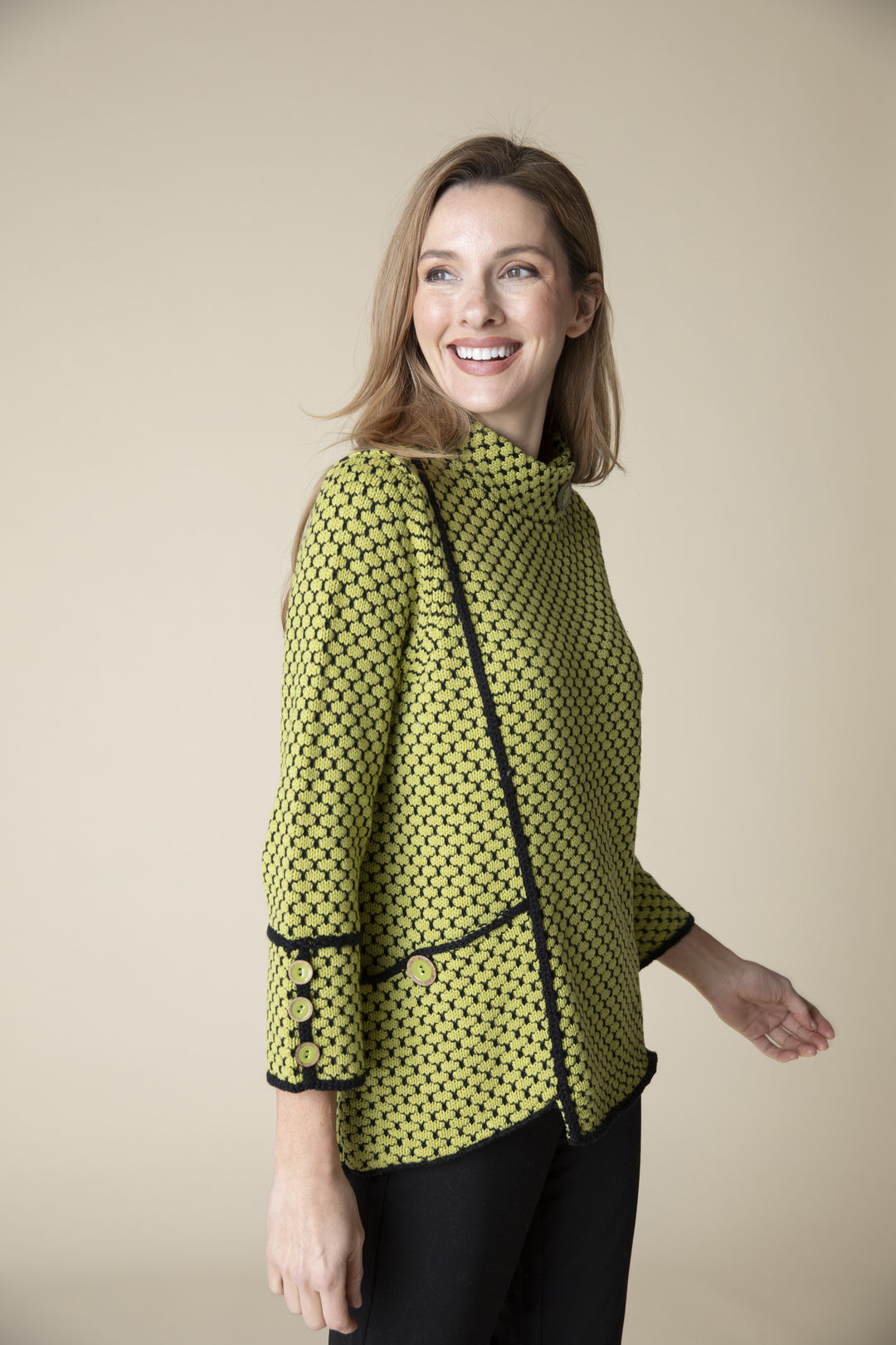 Pear Mixed Stitch Tunic