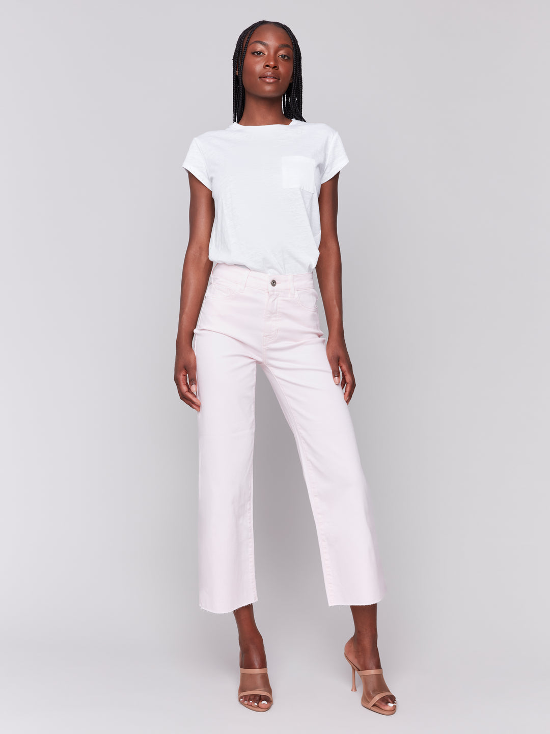 Petal Flare Leg Cropped Jean