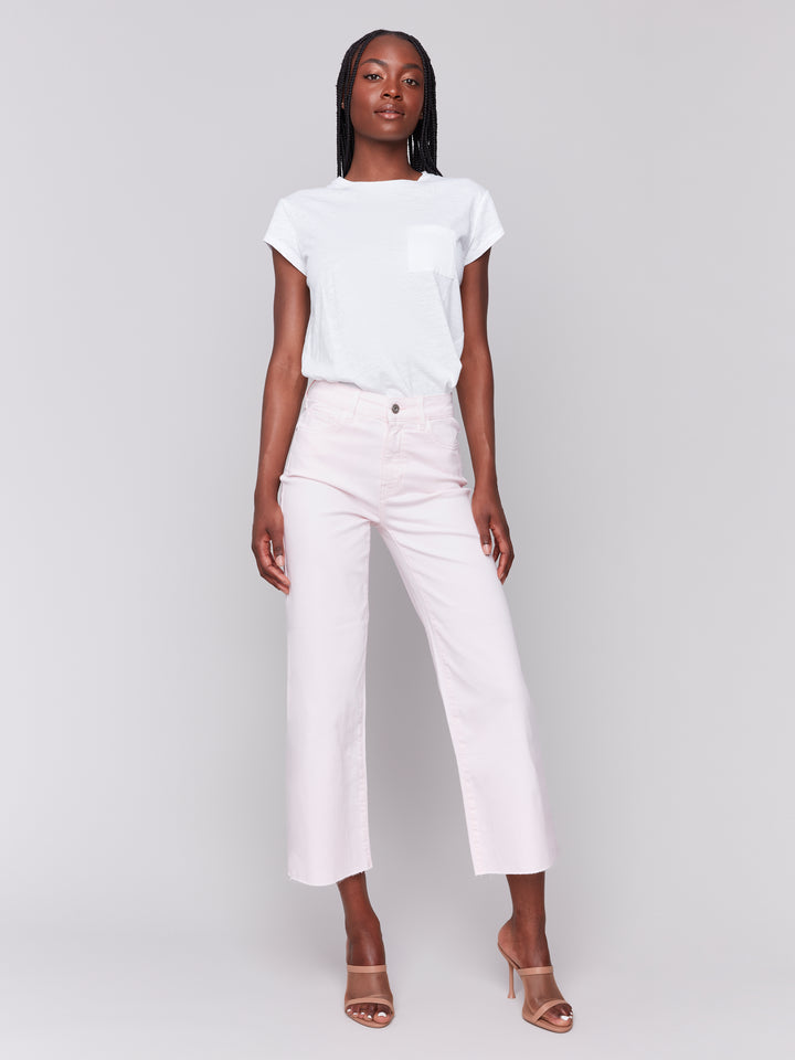 Petal Flare Leg Cropped Jean