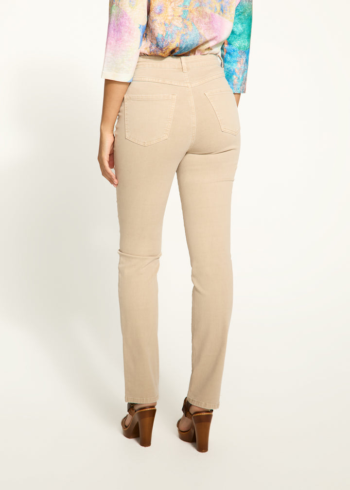 Petite Sandstone Suzanne Straight Leg Pant