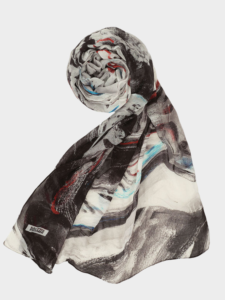 Piano Blues Print Scarf
