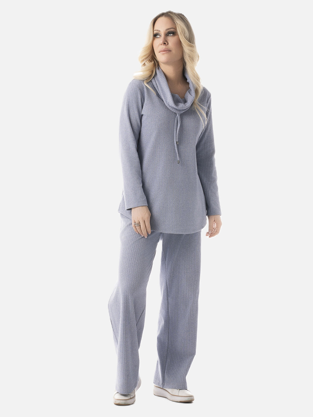 Polished Casual Blue Lounge Pant