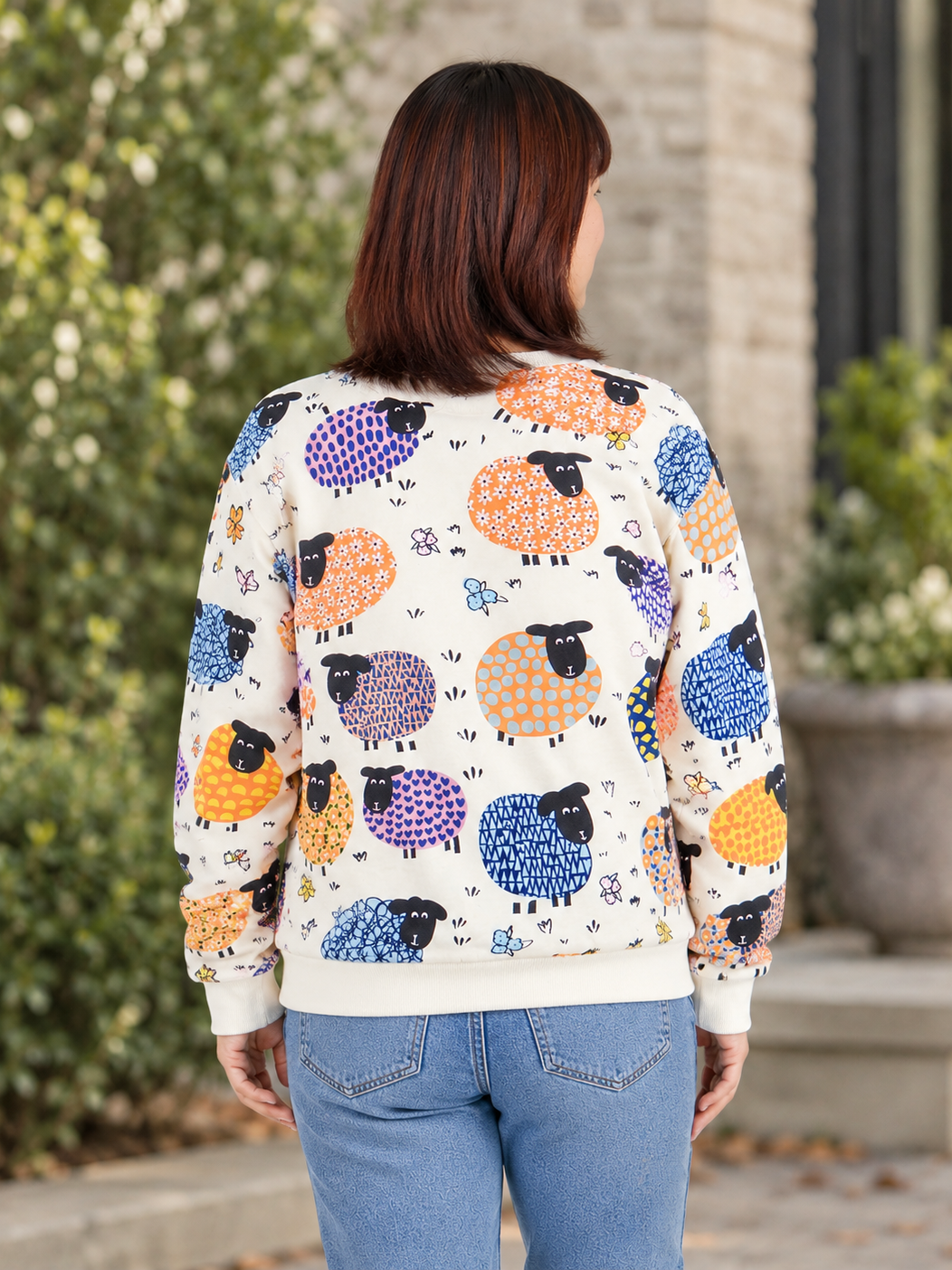 Pop Art Sheep Sweatshirt