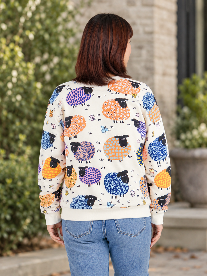Pop Art Sheep Sweatshirt