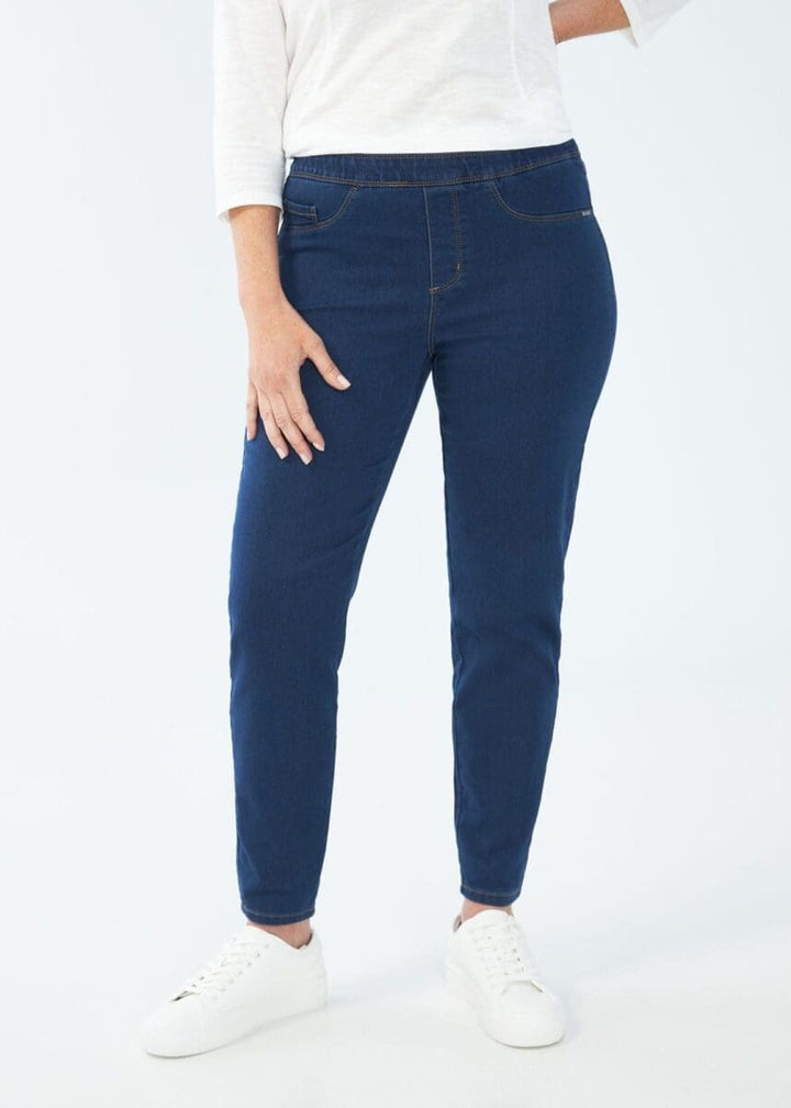 Pull-On D-Lux Denim Ankle Pant