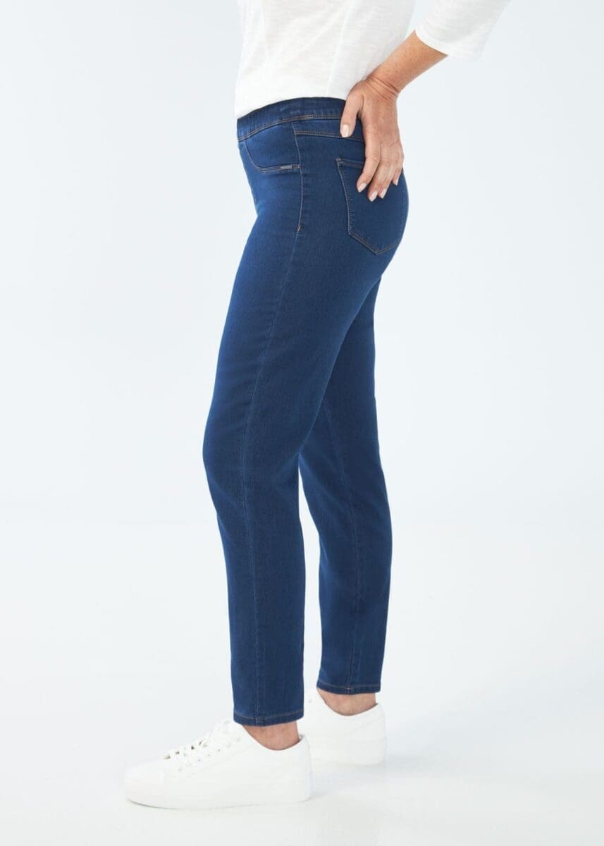 Pull-On D-Lux Denim Ankle Pant