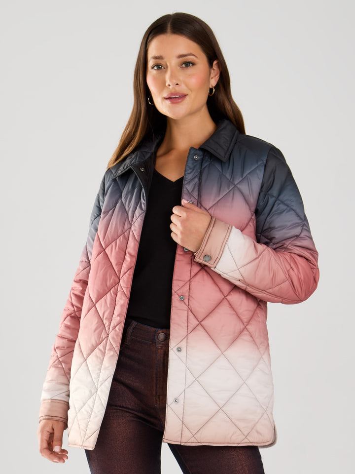 Quilted Ombre Jacket