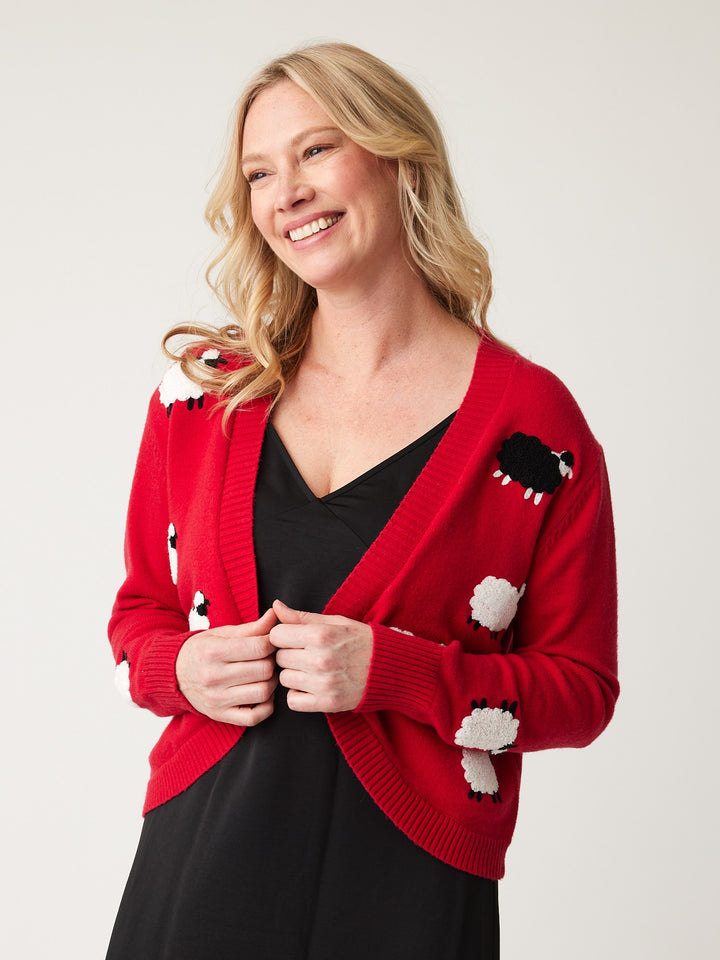 Red Sheep Cardi