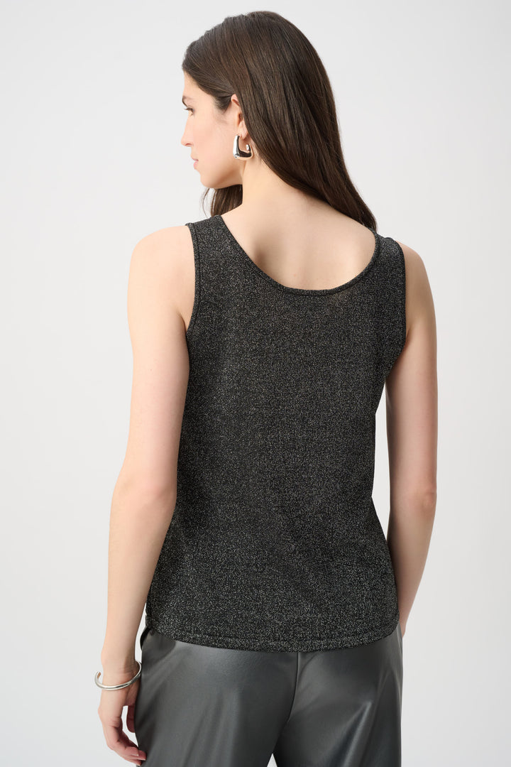 Rhinestone Open-Stitch Top