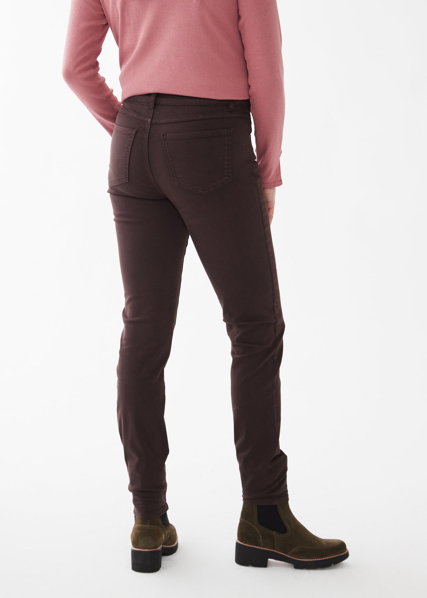 Rich Brown Olivia Euro Twill Pant
