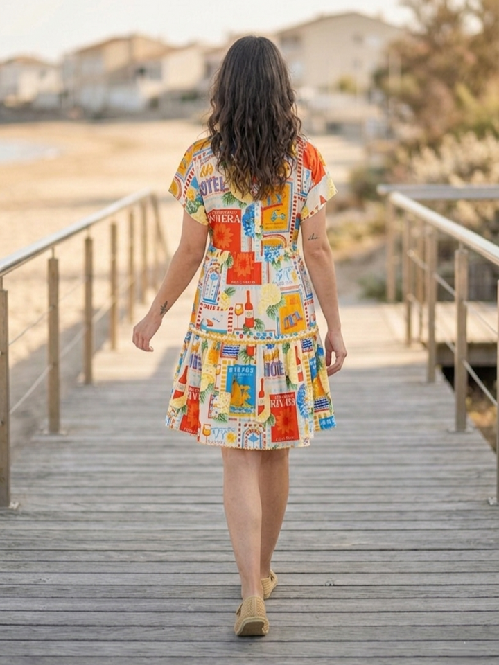 Rivera Vacation Print Dress