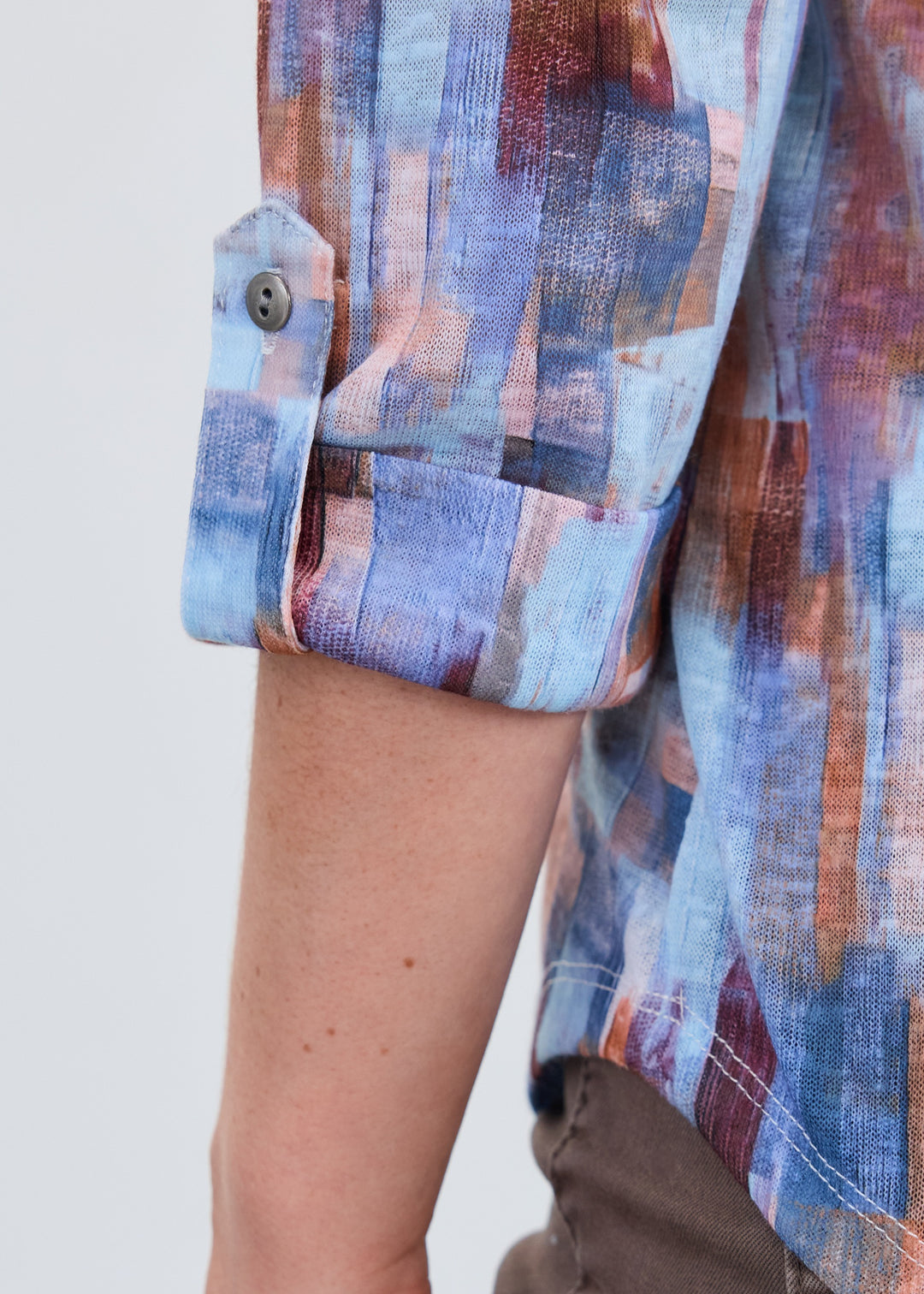 Rookery Print Henley Top