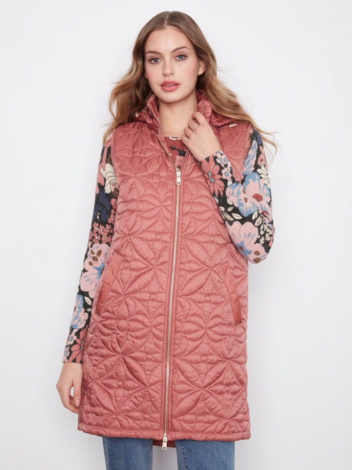 Azalea Print Round Hem Sweater
